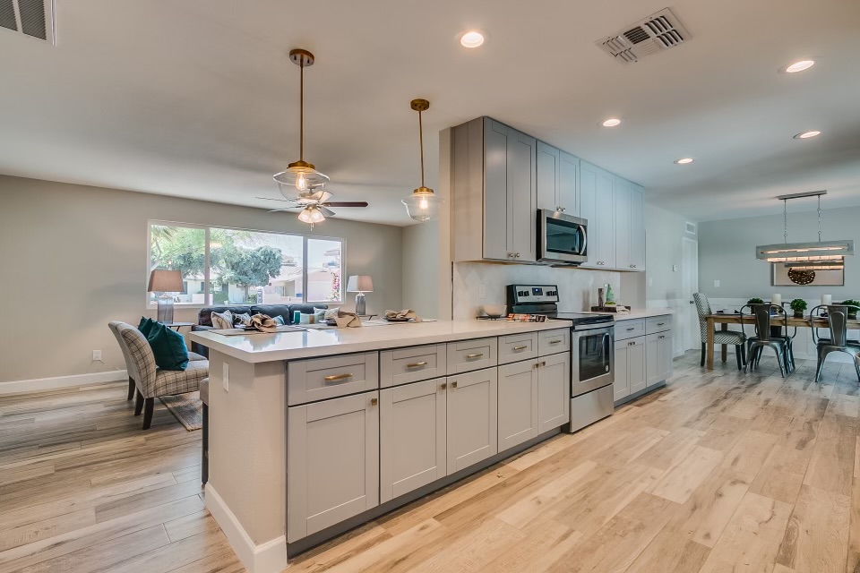 Gray Shaker Cabinets 6
